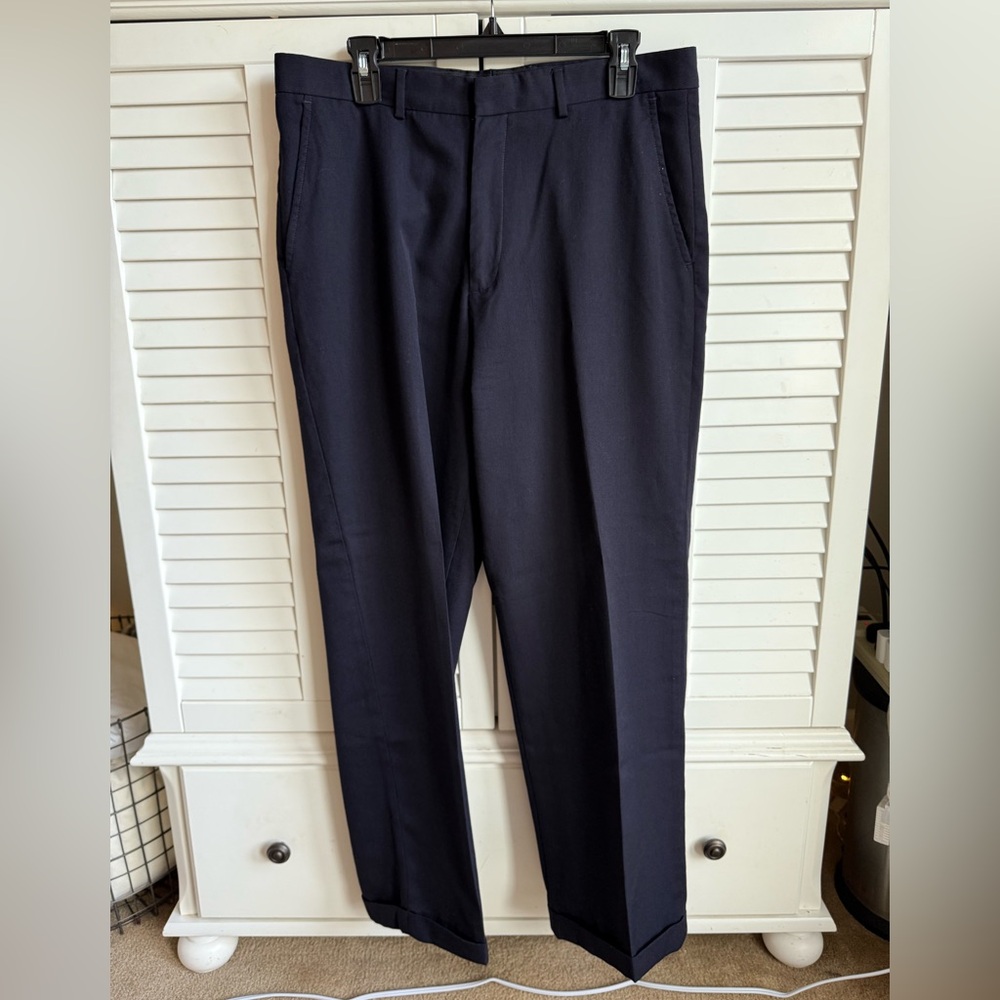 Eddie Bauer Wool Dress Pants – 34W Relaxed Fit – 100% Worsted Wool